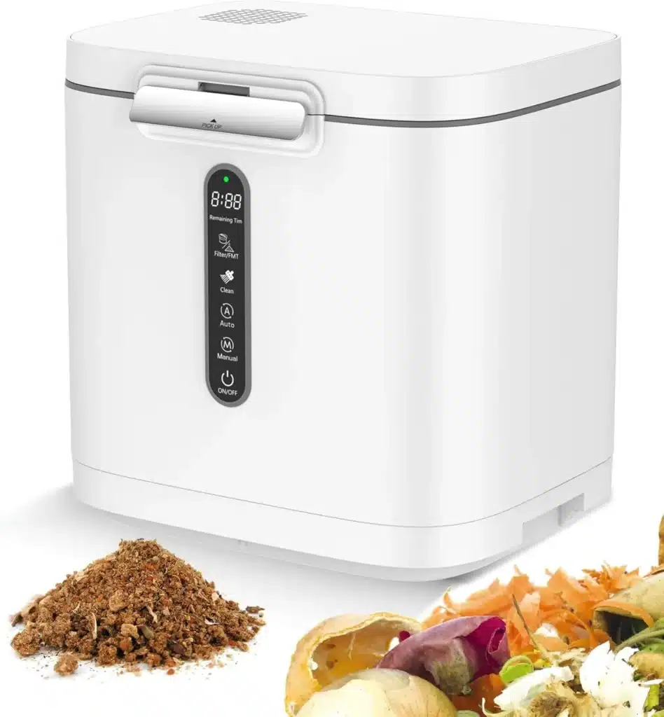 4L Electric Composter for Kitchen, Compost Bin for Countertop 